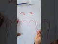Matsya Udara Aakrithi Mural painting for beginners