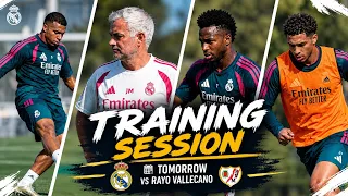 🚨 Real Madrid’s Final Training! Ready for Rayo Vallecano at the Bernabéu ⚽🔥 #RealMadrid #LaLiga #RM!