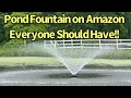 The BEST Pond Fountain on Amazon A Must-Have