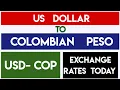 Rates of Us Dollar to Colombian Peso Today 13 September 2025