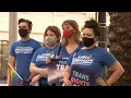 Activists rally in support of transgender youth in response to Florida transgender athlete law