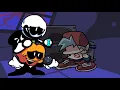 Spooky month but is sad Bf Fnf mod