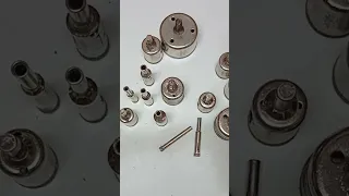 Testando serra copo diamantada