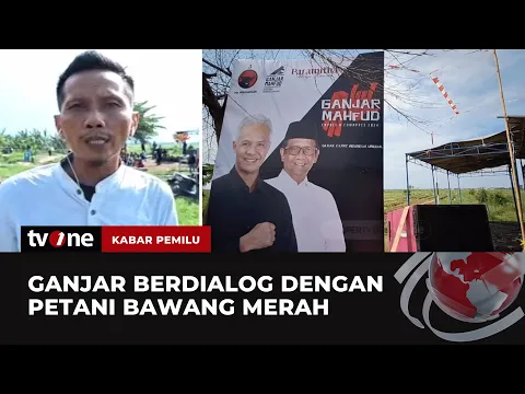 Ganjar Lakukan Kampanye di Brebes  dan Bertemu dengan para Petani