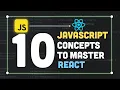 All the javascript you need before learning React Js