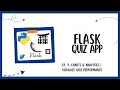 Flask Quiz App - Ep 9 Charts Analytics Visualize Quiz Performance