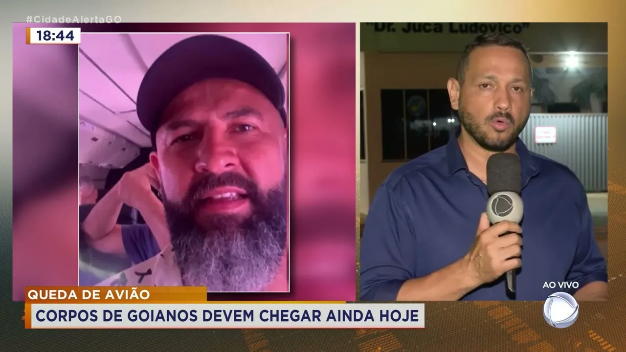 QUEDA DE AVIÃO: CORPOS DE GOIANOS DEVEM CHEGAR AINDA HOJE.