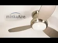 44 Minka Aire Concept II Brushed Nickel Ceiling Fan