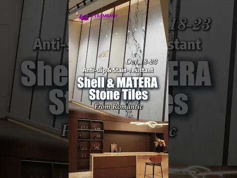 Luxury Shell & Matera Stone Tiles | ROMANTIC