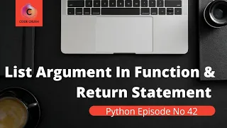 Passing List As An Argument To Function Return Statement In Python