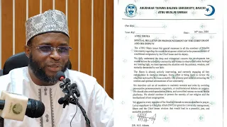 nadawo limanci yanzu yanzu professor mansur isah yelwa yayi cikakken bayanin abinda ya faru 