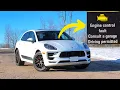 Engine control fault warning in the Porsche Macan
