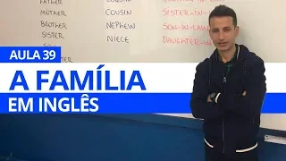 A FAMÍLIA EM INGLÊS - AULA 39 PARA INICIANTES - PROFESSOR KENNY