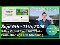 SportStream 2025 The Ultimate Sports Streaming Live Production Event Sept 9 11