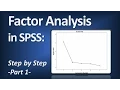 Factor Analysis in SPSS Principal Components Analysis - Part 1