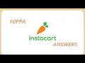 Instacart Hipaa Answers