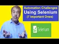 Automation challenges using the selenium automation tools testingshala