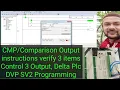 Output instructions verify 3 items Control 3 Output Delta Plc DVP SV2 Programming