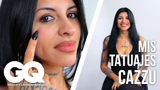 Cazzu el significado de sus tatuajes Tatoo Tour GQ Mexico y Latinoamerica