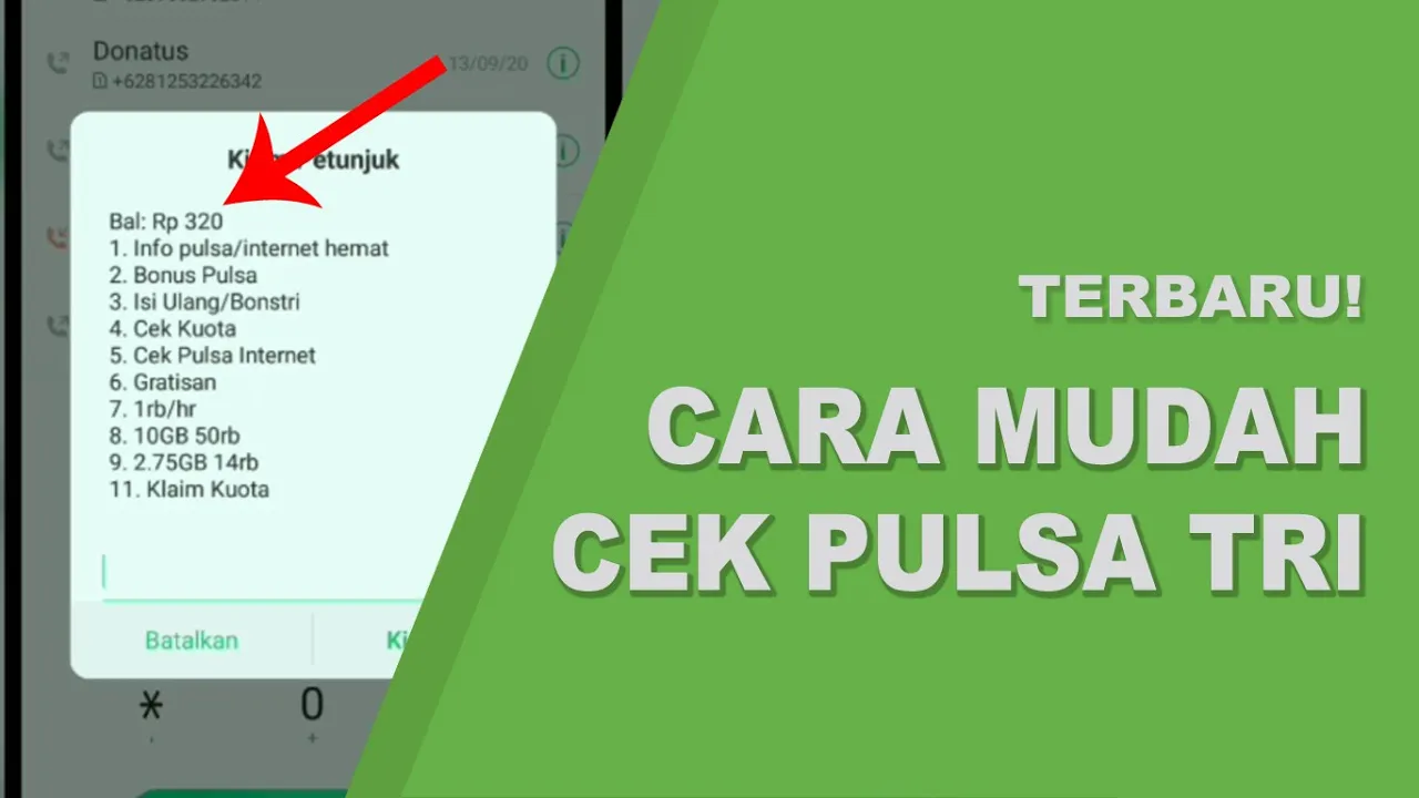 3 Cara Cek Kuota Tri Terbaru. 