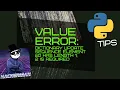 Python ValueError dictionary update sequence element has length 1 2 is required