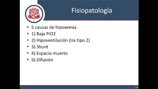Insuficiencia Respiratoria Aguda - Parte 1 (Fisiopatología)