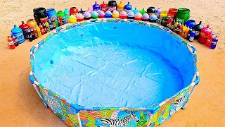 Giant 4000L Pool Experiment with Pepsi, Mtn Dew, Fanta, Sprite, Coca Cola and Mentos