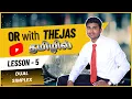Two Phase Method Continuation Dual Simplex Method in Tamil OR with THEJAS