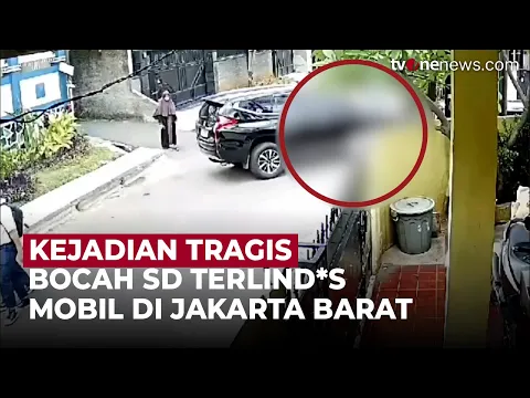 Insiden Kecelakaan di Kembangan, Pelajar SD Terlind*s Mobil Saat Ikat Sepatu