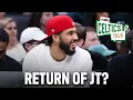 Ramping up for a Jayson Tatum return JT meets with the media after practicing with Maine Celtics