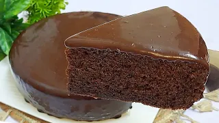 كيك شكولاته هش وخفيف بكل سهوله هتعمليه بدون بيض ولا لبن ولا مضرب بصوص شكولاته اقتصادي وطعمه رهيب 