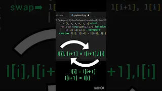Bubble sort with python