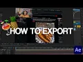 Best Export Settings After Effects Export Tutorial