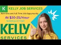 Kelly services Kelly services work at home Kelly services job