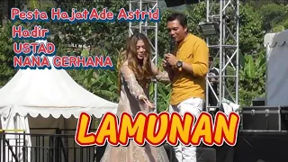 lamunan ustad nana gerhana saat pesta hajat ade astrid bandung