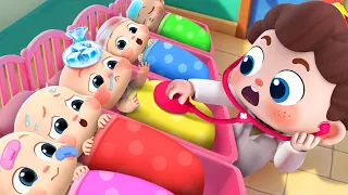 ten little babies boo boo song take care of babies nursery rhyme u0026 kids song babybus