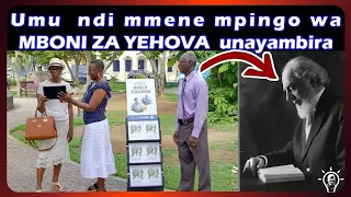 chiyambi cha mpingo wa mboni za yehova