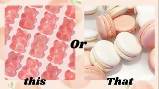 this or that peach version random cute fyp lena lisa bedroom trending lisaorlena