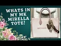 WHAT S IN MY BAG Michael Kors Mirella Tote