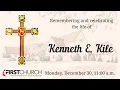 Funeral for Ken Kile