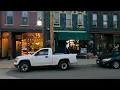 Bridge Street on a Friday night in Ashtabula OH