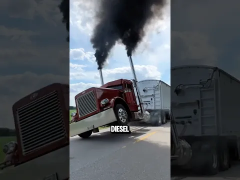 Alasan Knalpot Truk Amerika Ada Diatas⁉️😱