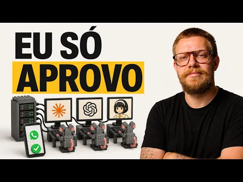 meus agentes de IA fazem o trabalho da empresa por mim (Hermes + Claude Code)