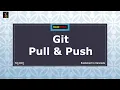 Git Pull Git Push Git and GitHub Working Remotely Git Crash Course Kaliyona In Kannada