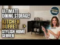 Kitchen Buffet Server Sideboard Stylish Storage Cabinet for Your Home
