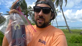 We Buried a Moonshine 🍾☠ Treasure on a deserted island!!!  Sailing Vessel Delos Ep. 216