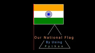 How to create Indian flag using Python Hindi Python Tutorial Happy Republic Day