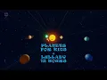 Baby Planets Song Lullaby for 12 hours - Planets Lullaby for Babies no. 47 DARK SCREEN Video