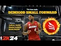 SEASON 2 NEW BEST SMALL FORWARD BUILD IN NBA 2K24 MOST OVERPOWERED DEMIGOD LEBRON JAMES BUILD 2K24
