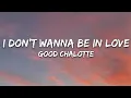 Download Lagu Good Charlotte - I Don't Wanna Be In Love (Dance Floor Anthem) (Lyrics)